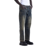 Vintage Washed Denim Jeans